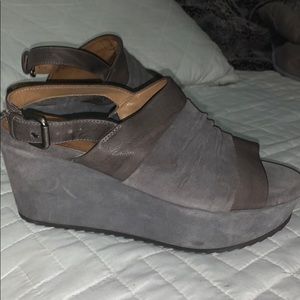 trask wedge high heels